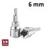 FIXMAN 3/8' Dr.bit Socket 6mm Hex Allen H6